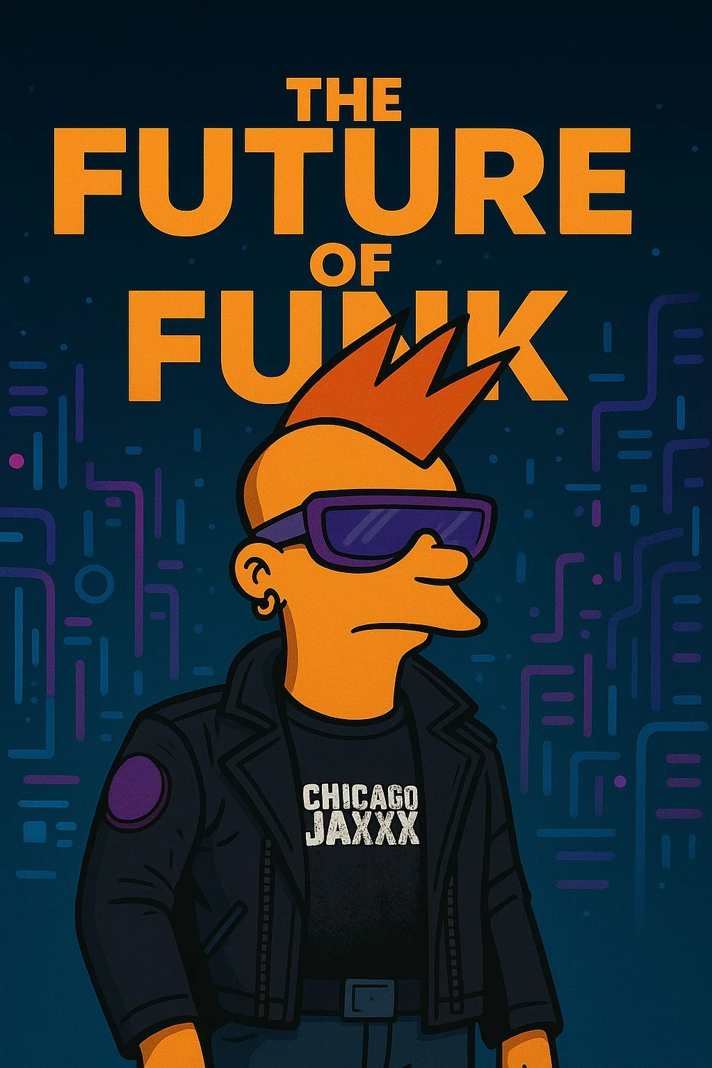 Early Future of Funk animated futurist concept