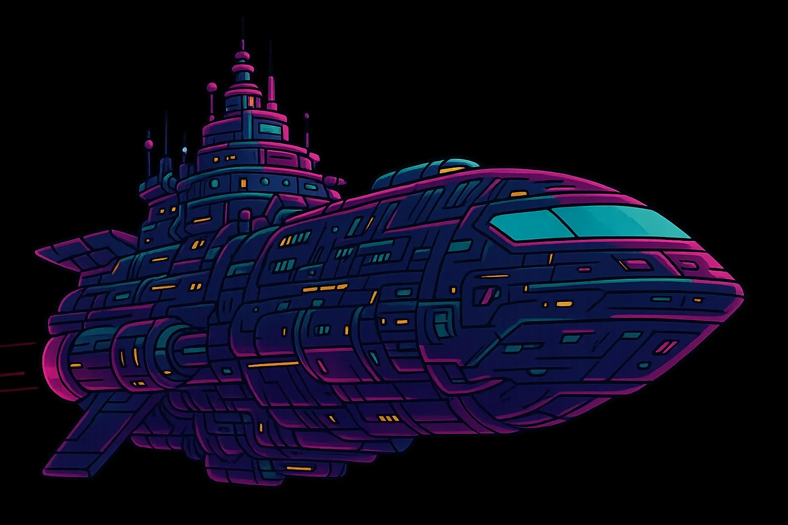 Early Future of Funk ship concept