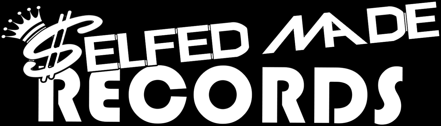 SELFED MADE Records white wordmark