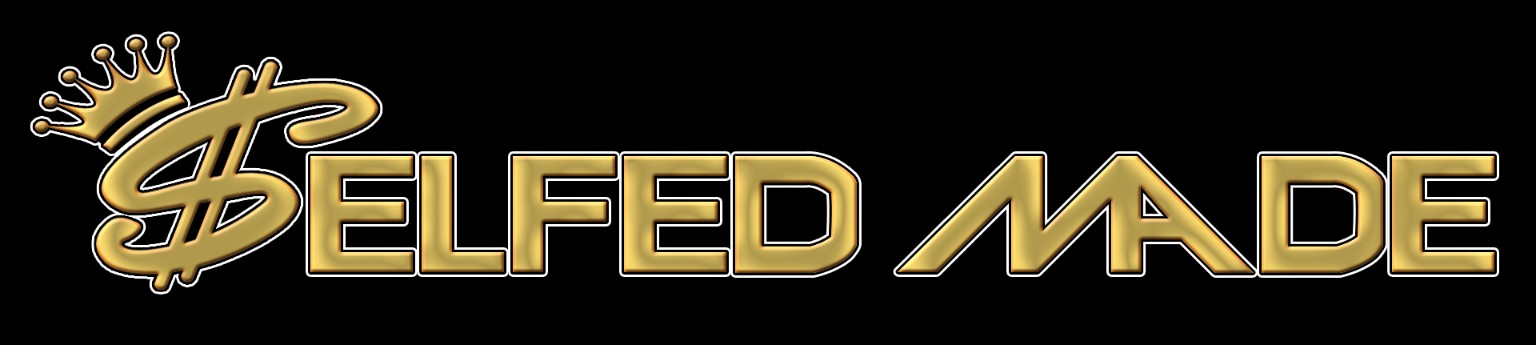 SELFED MADE gold wordmark